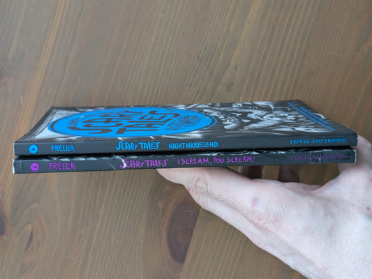 Scary Tales (Volumes 2 & 4) by James Preller Stories Anthologies Kids - Paperback Set