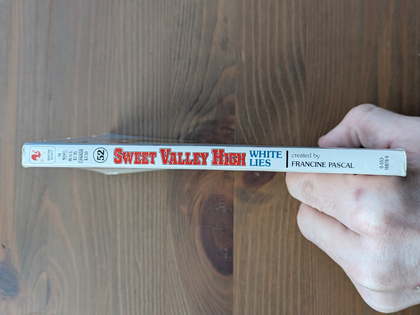 White Lies (Sweet Valley High #52) by Francine Pascal - Vintage Paperback