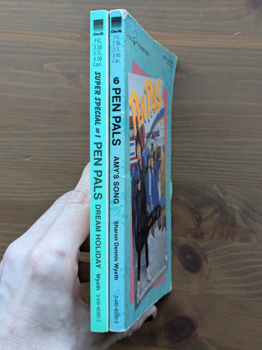 Amy's Song & Dream Holiday (Pen Pals Super Special Edition) by Sharon Denis Wyeth - Vintage Paperbacks