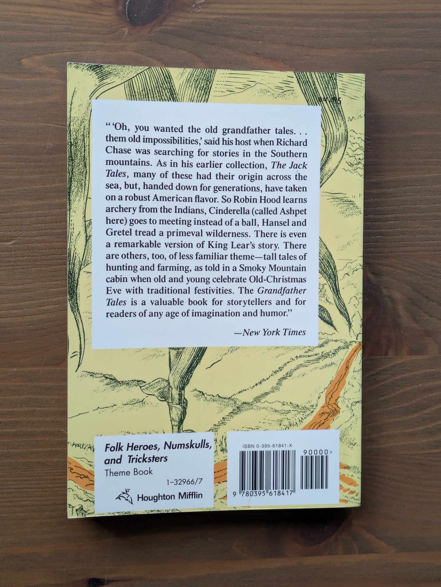 Grandfather Tales: American-English Folk Tales (Vintage Paperback) by Richard Thomas Chase