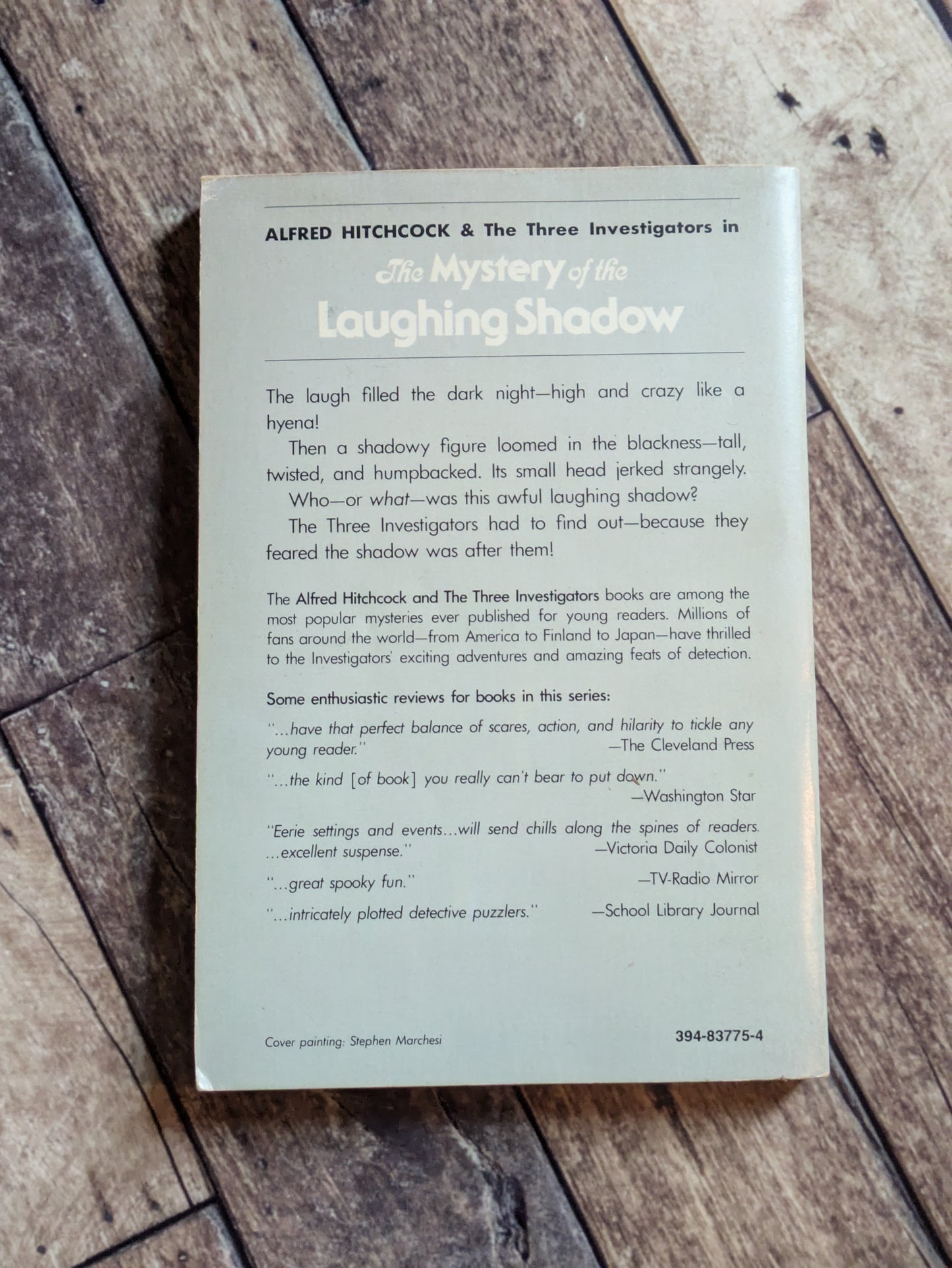 Mystery of Laughing Shadow, The (Hitchcock's Three Investigators #12) by William Arden - Vintage Paperback