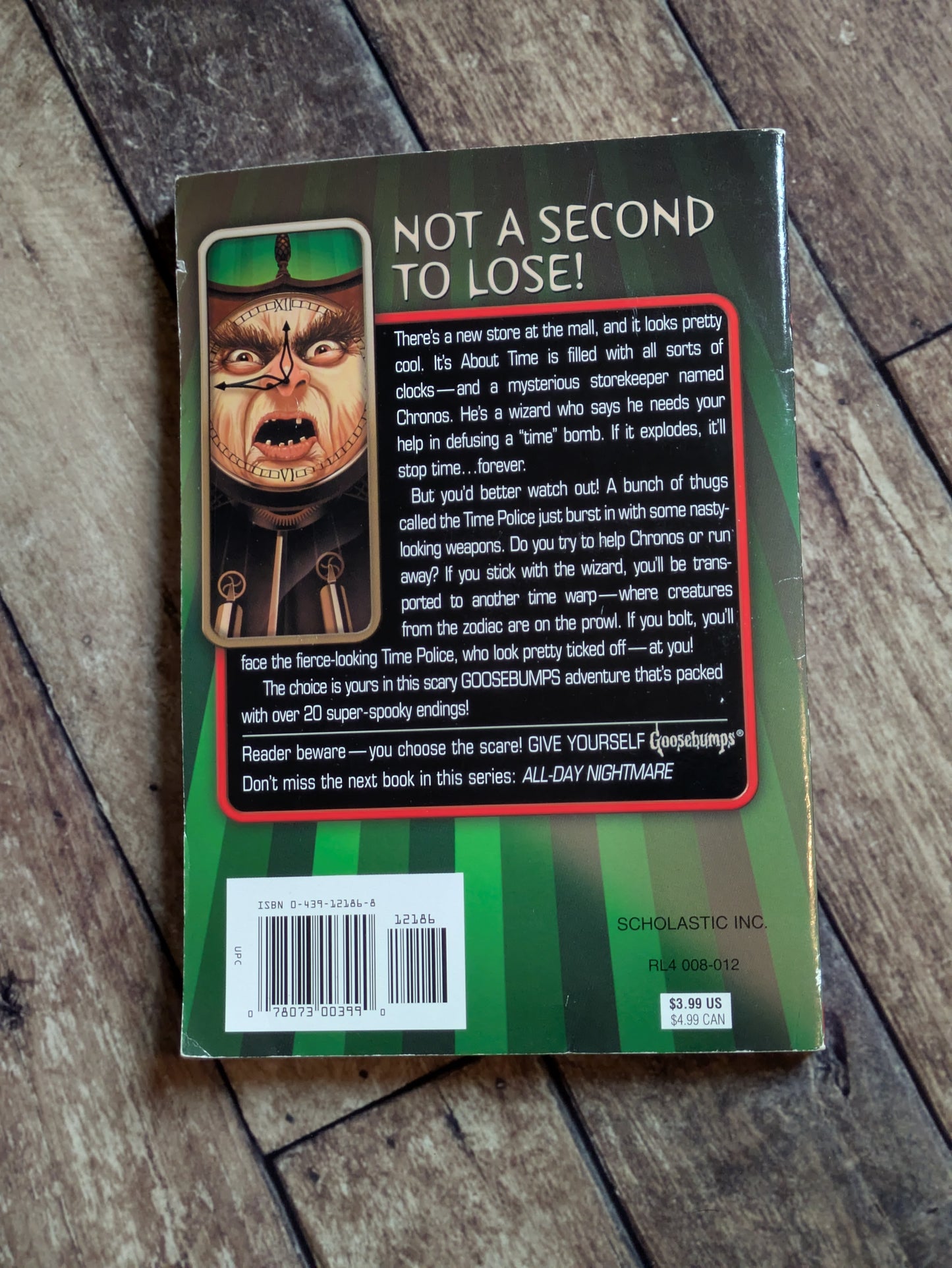 Danger Time (Give Yourself Goosebumps #41) by R.L. Stine - Vintage Paperback