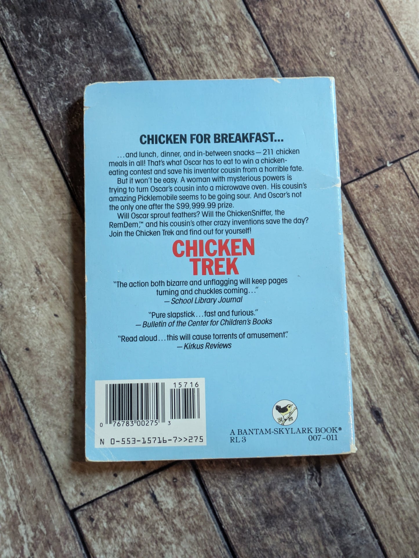 Chicken Trek (Oscar Noodleman #3) by Stephen Manes - Vintage Paperback