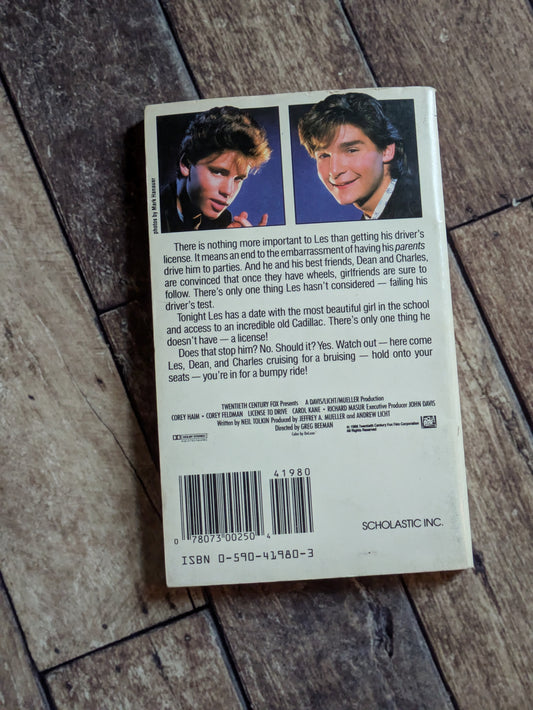 License to Drive (Vintage Tie-In Paperback) by A.L. Singer, Peter Lerangis