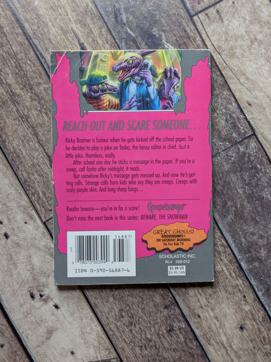 Calling All Creeps! (Goosebumps #50) R.L. Stine - Vintage Paperback