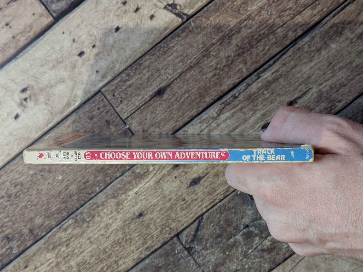 Track of the Bear (Choose Your Own Adventure #83) by R.A. Montgomery - Vintage Paperback