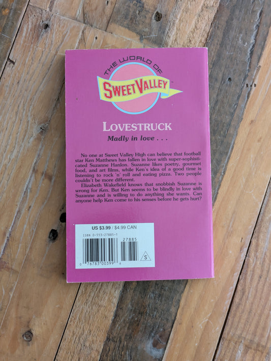 Lovestruck (Sweet Valley High #27) by Francine Pascal - Vintage Paperback