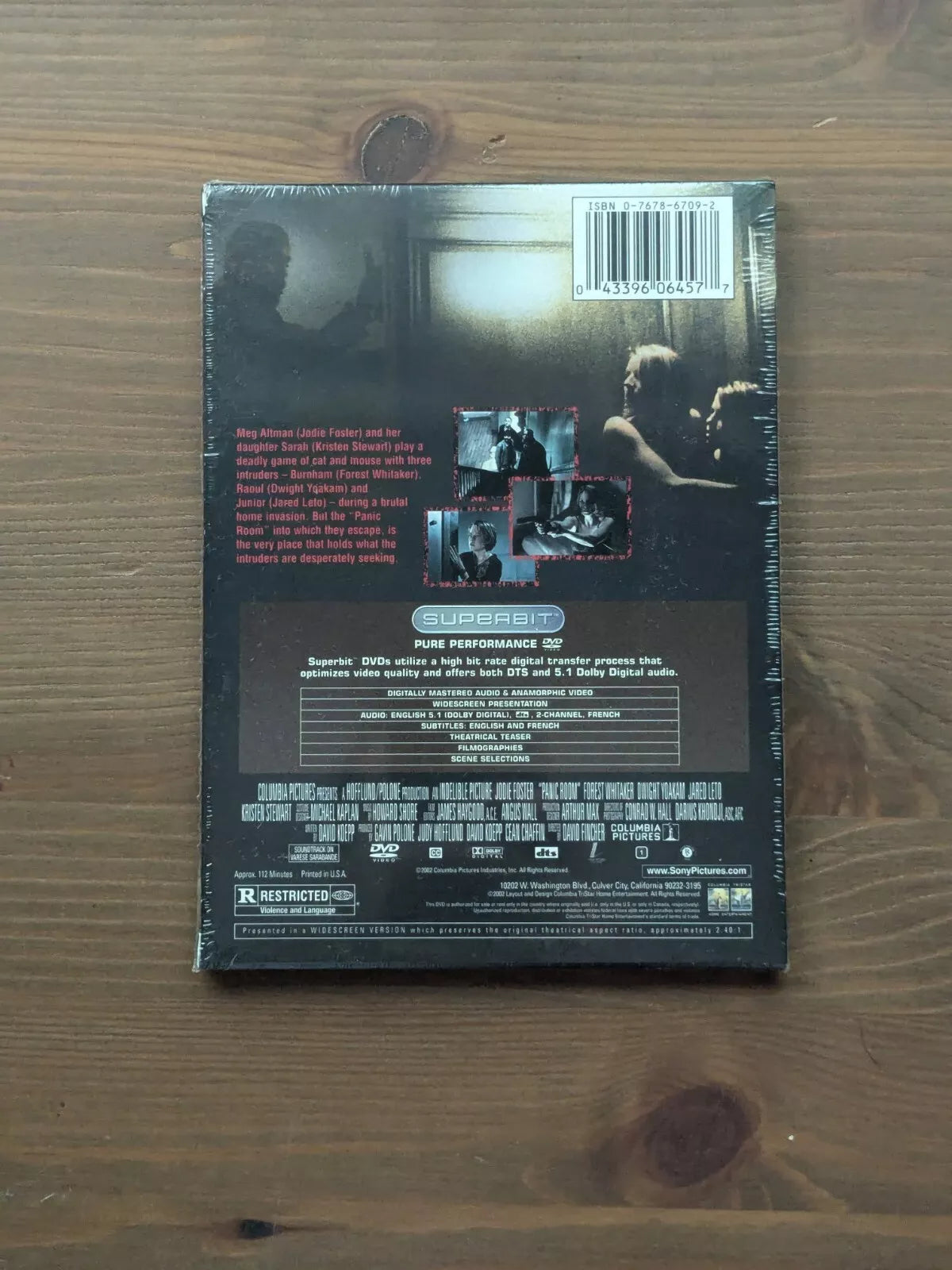 Panic Room (2002 DVD) New, Sealed