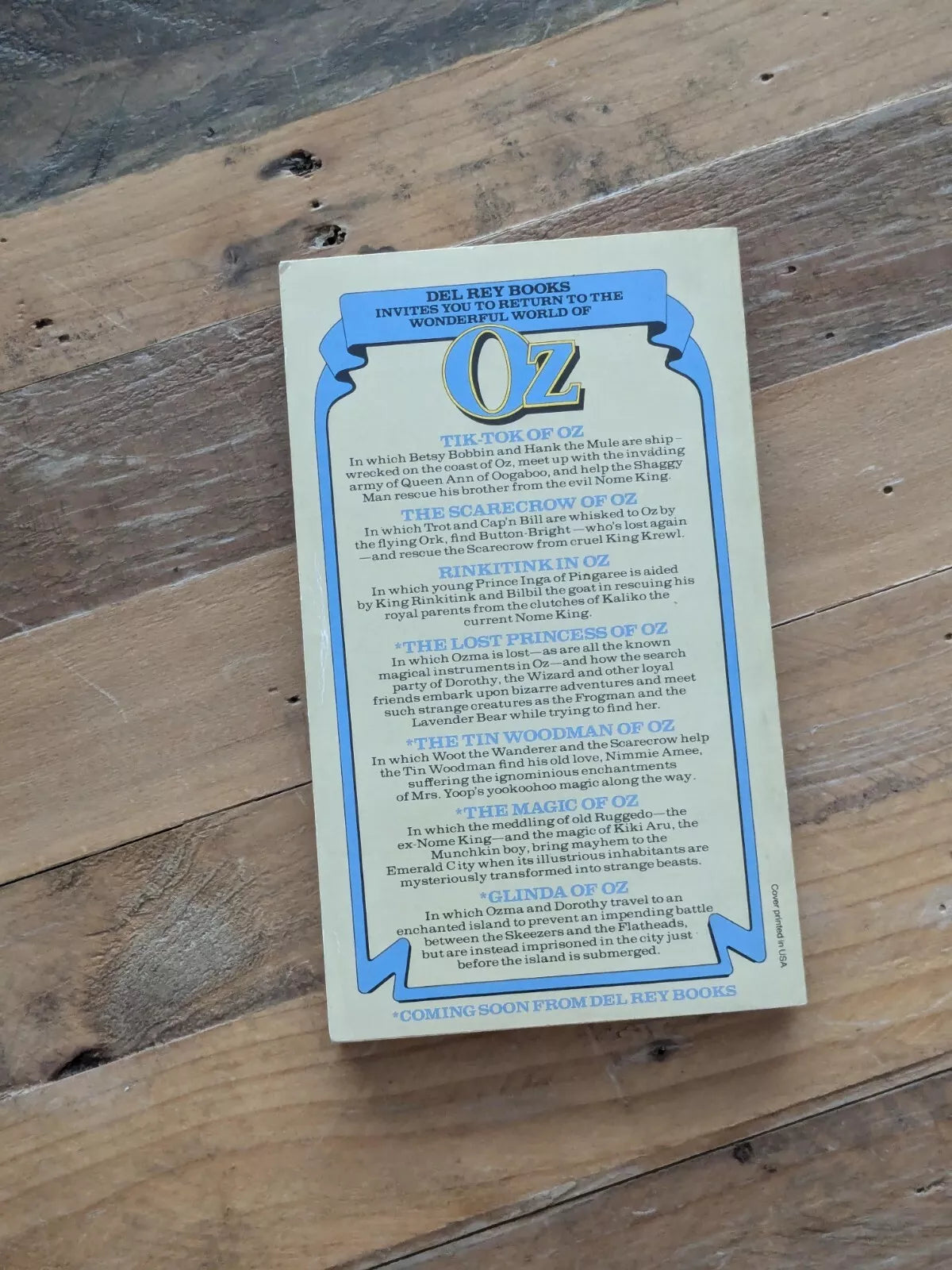 Tik-Tok of Oz (Wizard of Oz #8) by L. Frank Baum - Vintage Paperback