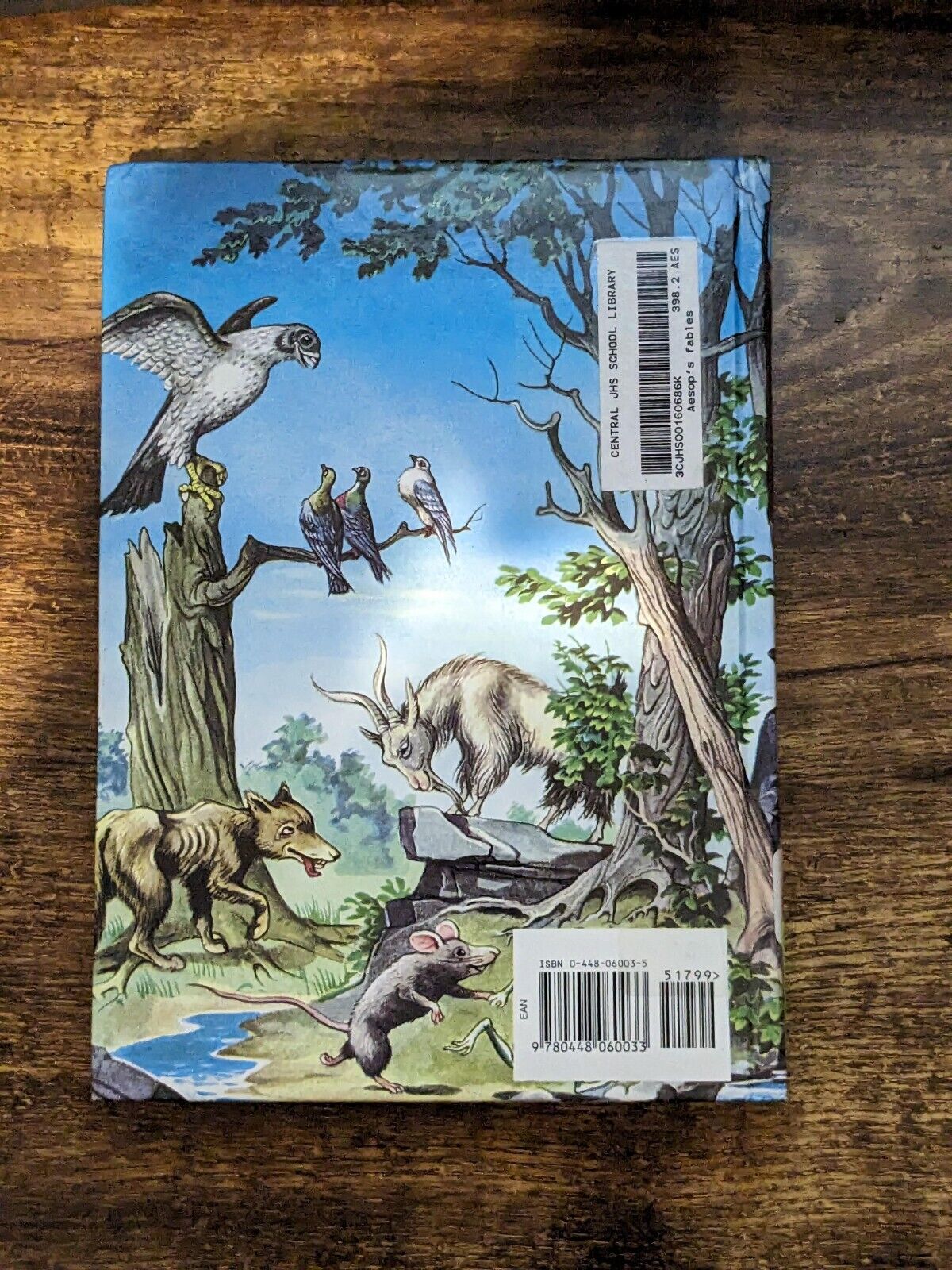 AESOP'S FABLES Illustrated Jr Hardcover Fritz Kredel Illustration 1982 Edition - Asylum Books