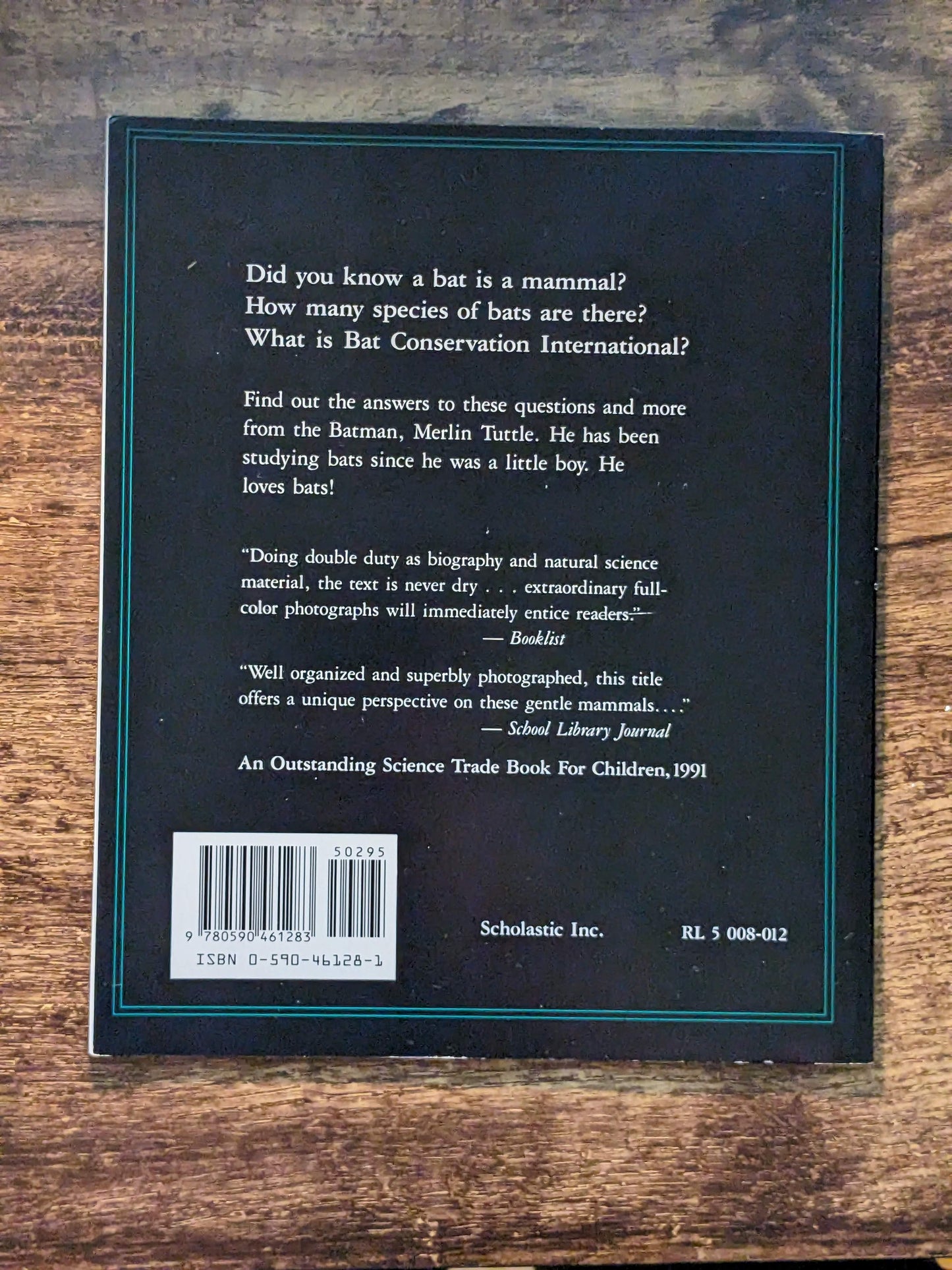 BATMAN: Exploring the World of Bats (Vintage Scholastic Paperback) - Asylum Books