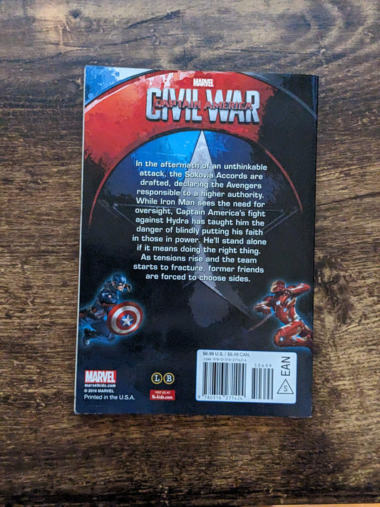 Captain America: Civil War (Marvel Junior Novelization) - Asylum Books