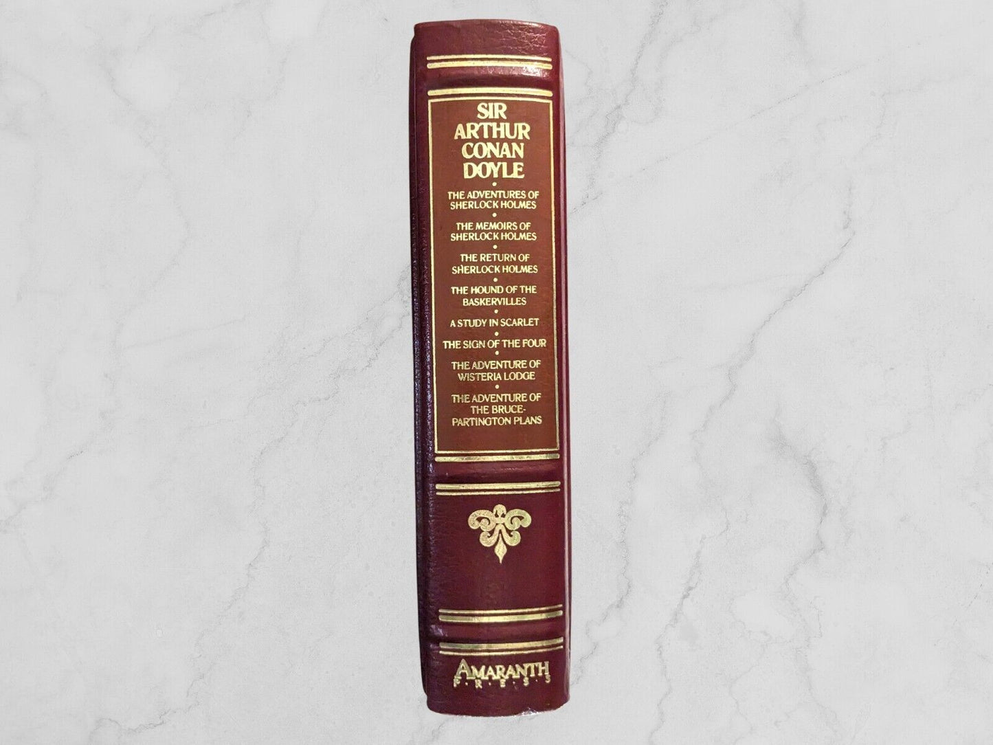 Celebrated Cases Of Sherlock Holmes - Conan Doyle - Leatherbound Collectible - Asylum Books