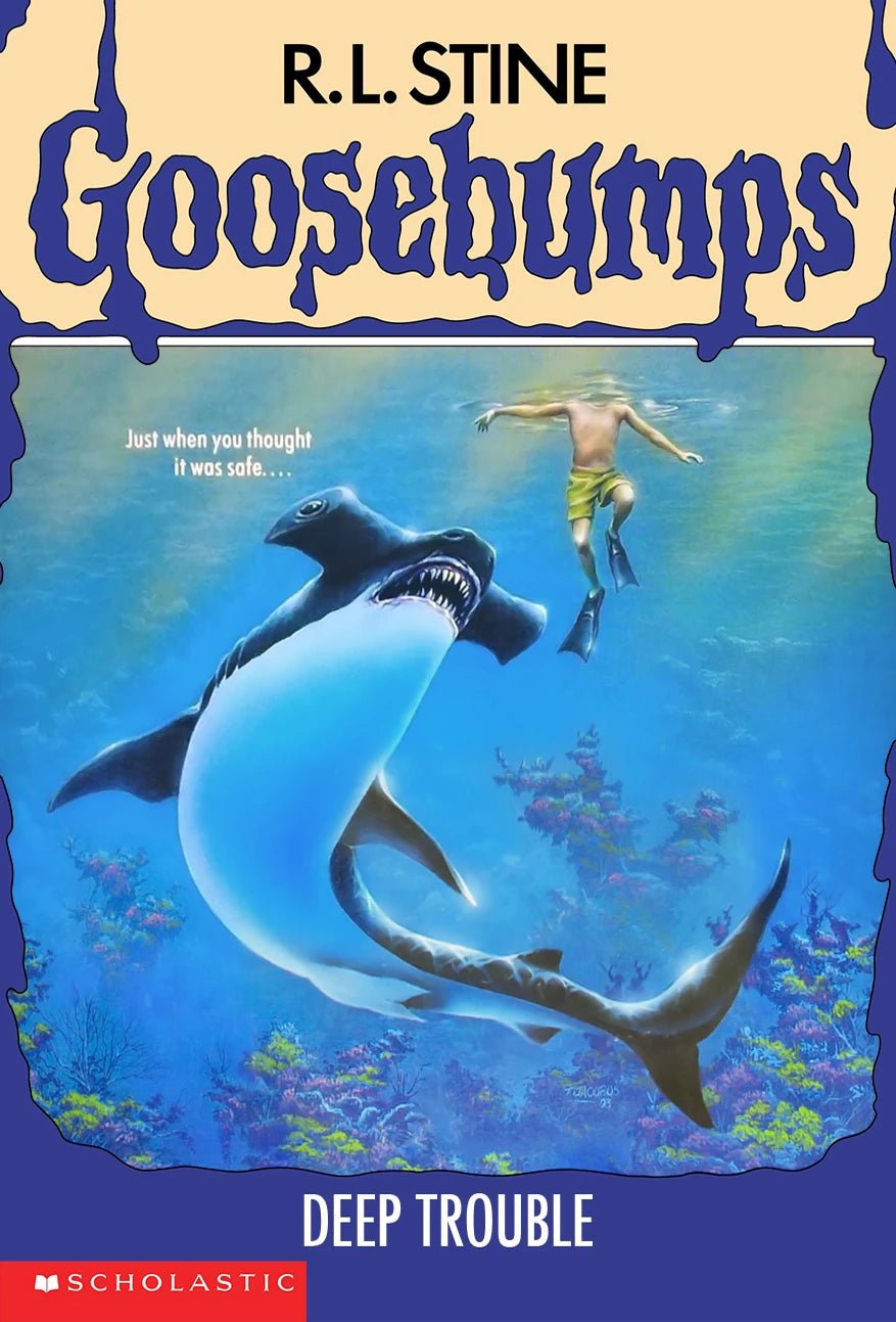 Deep Trouble (Goosebumps #19) R.L. Stine Vintage Paperback - Asylum Books