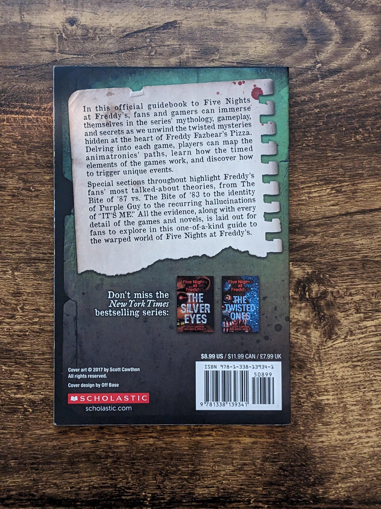 Freddy Files, The (Five Nights At Freddys) Official Video Game Series Guidebook - Asylum Books