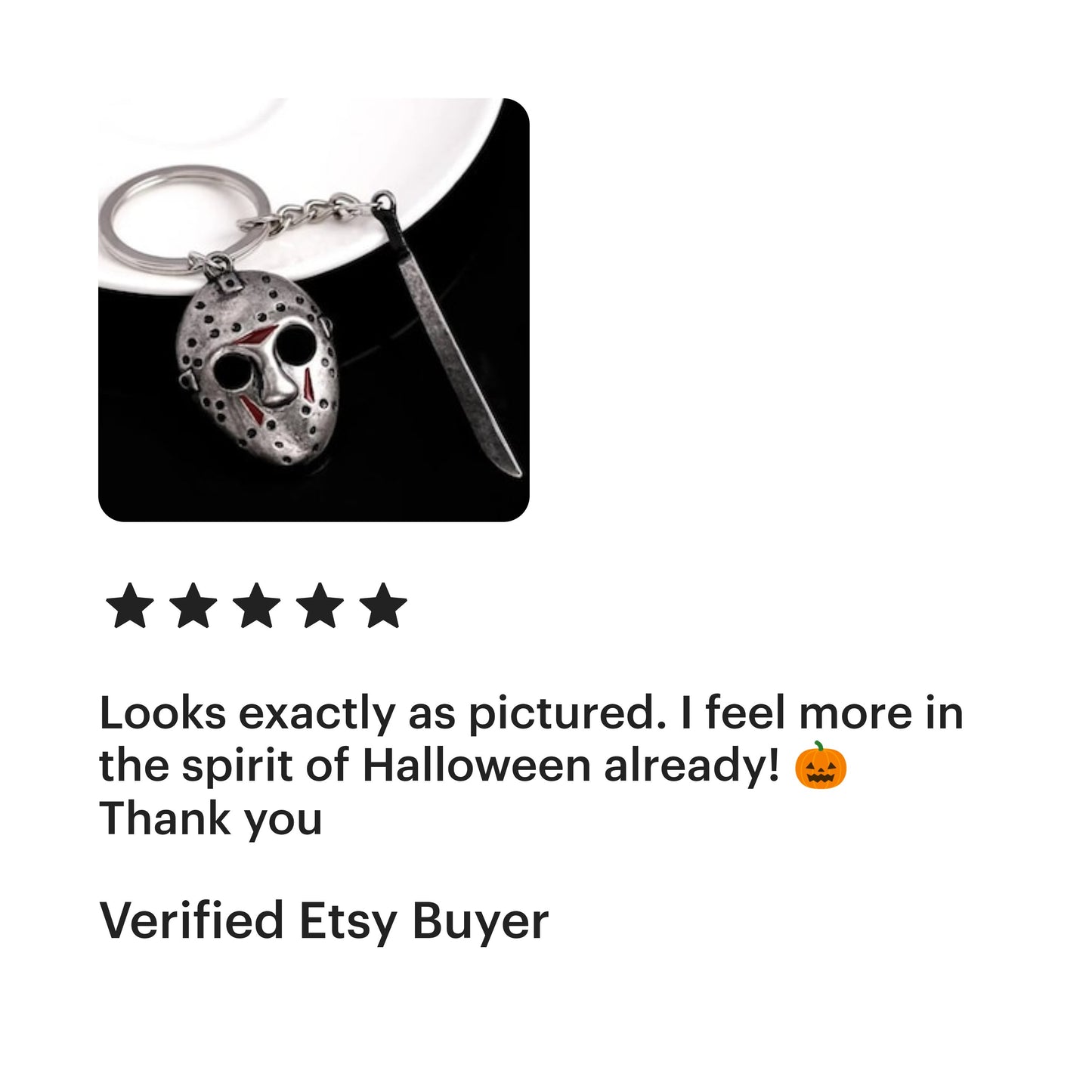 Friday the 13th - Jason Voorhees Hockey Mask Keychain - Asylum Books