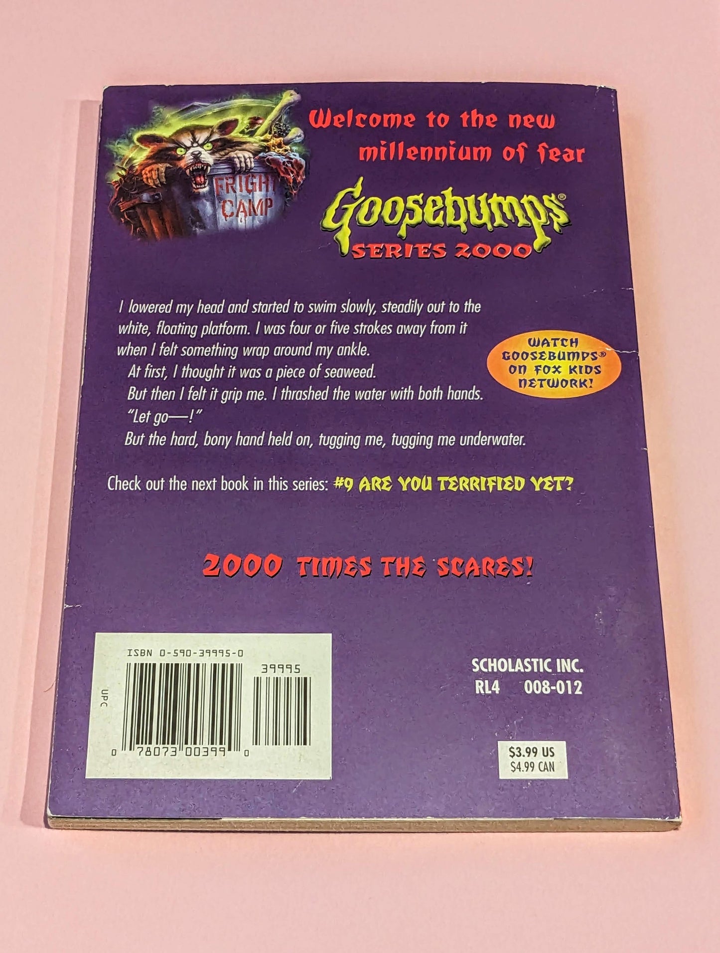 Fright Camp (Goosebumps Series 2000 #8) by R.L. Stine - Asylum Books