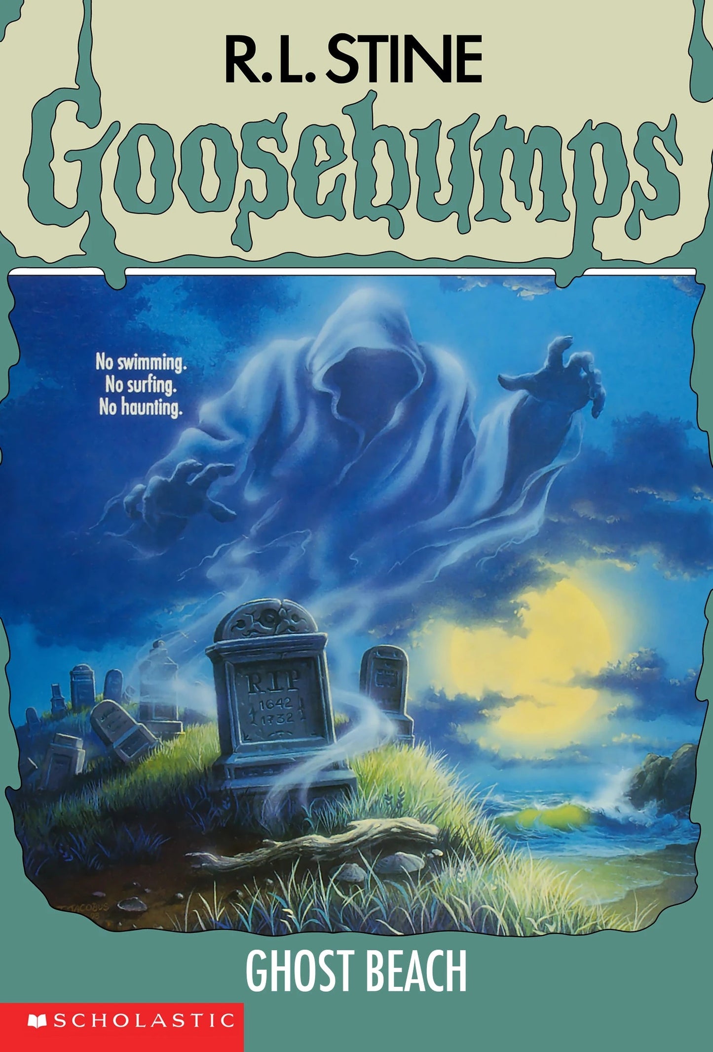 Ghost Beach (Goosebumps #22) R.L. Stine Vintage Paperback - Asylum Books