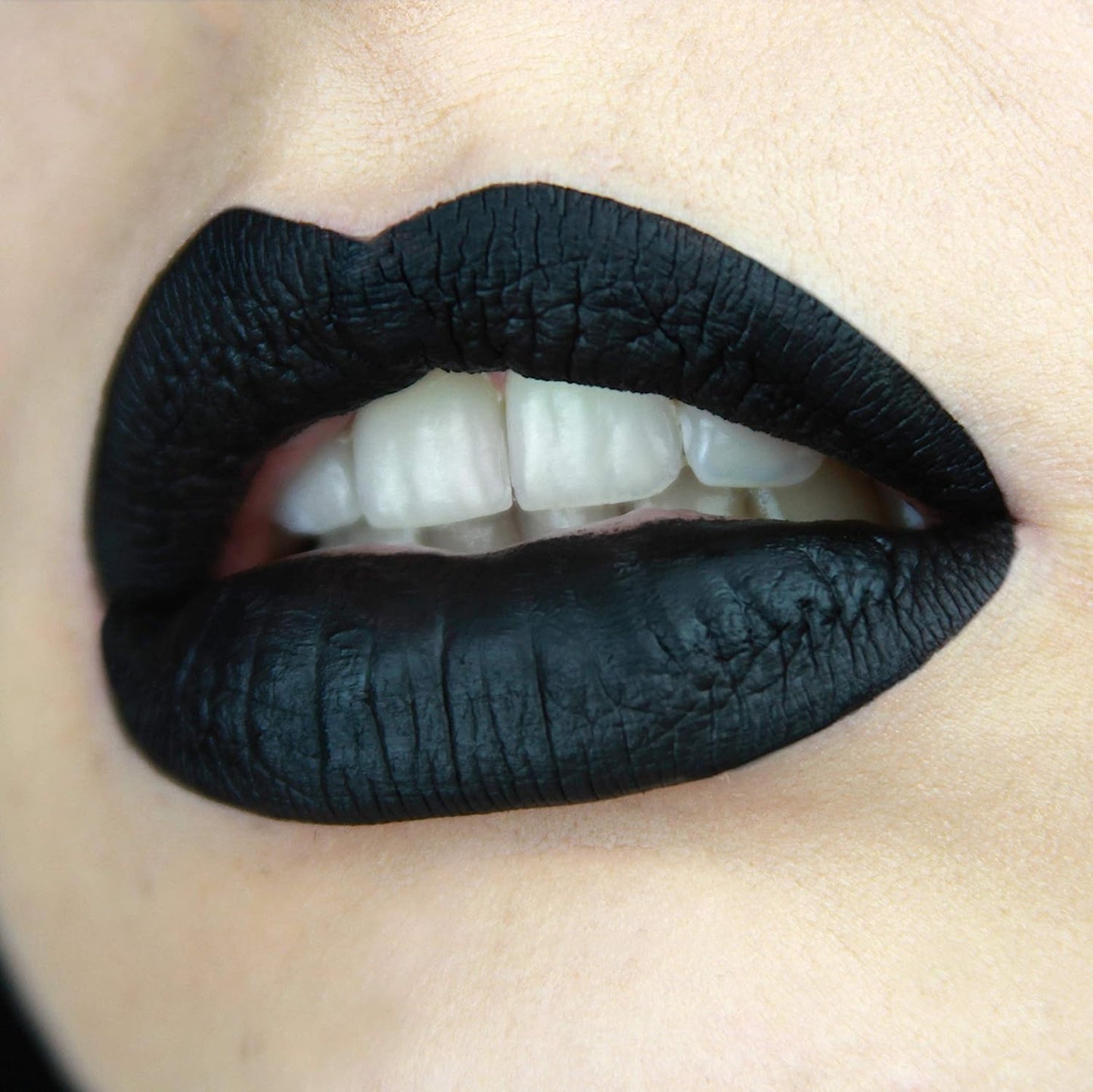 GOTHIC BLACK LIP Party Matte Glaze Personality Color Lips Gloss Black Lip Non-stick Kiss Proof Long Lasting Lip Paint, Halloween, Spooky - Asylum Books