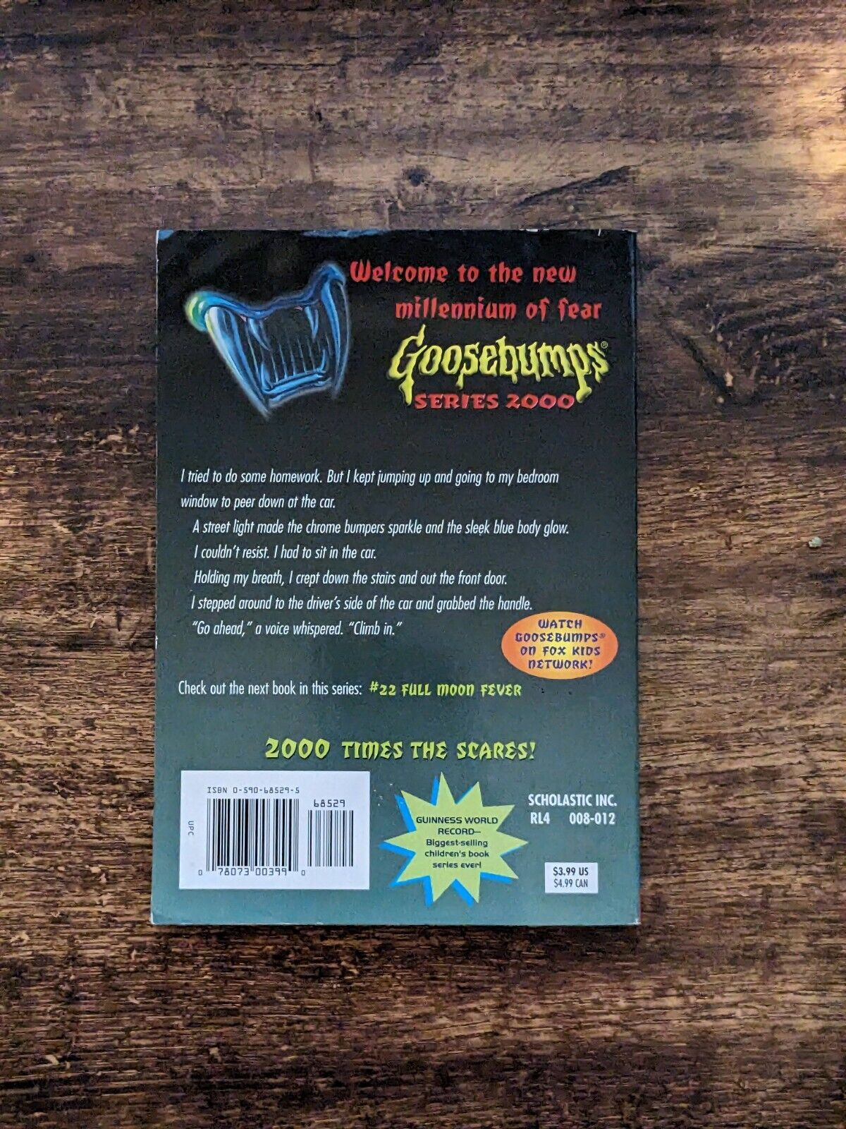 Haunted Car, The (Goosebumps Series 2000 #21) by R. L. Stine (1999, Trade Paperback) - Asylum Books