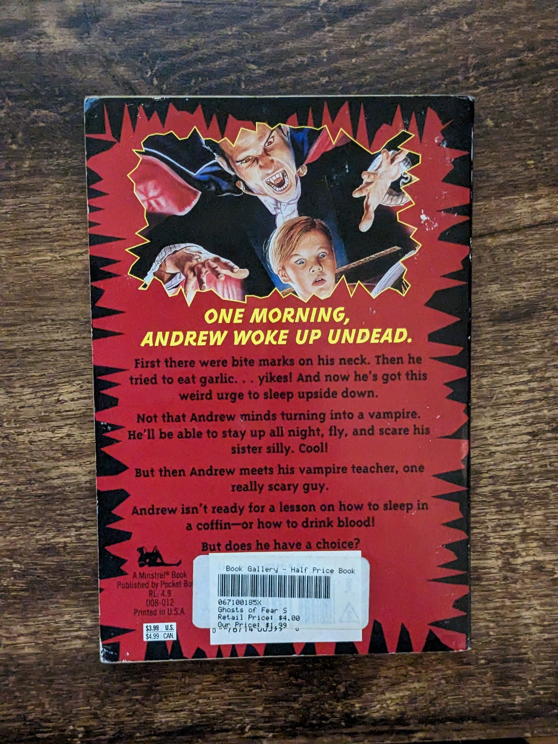 How to Be a Vampire (Ghosts of Fear Street #13) R. L. Stine - Asylum Books