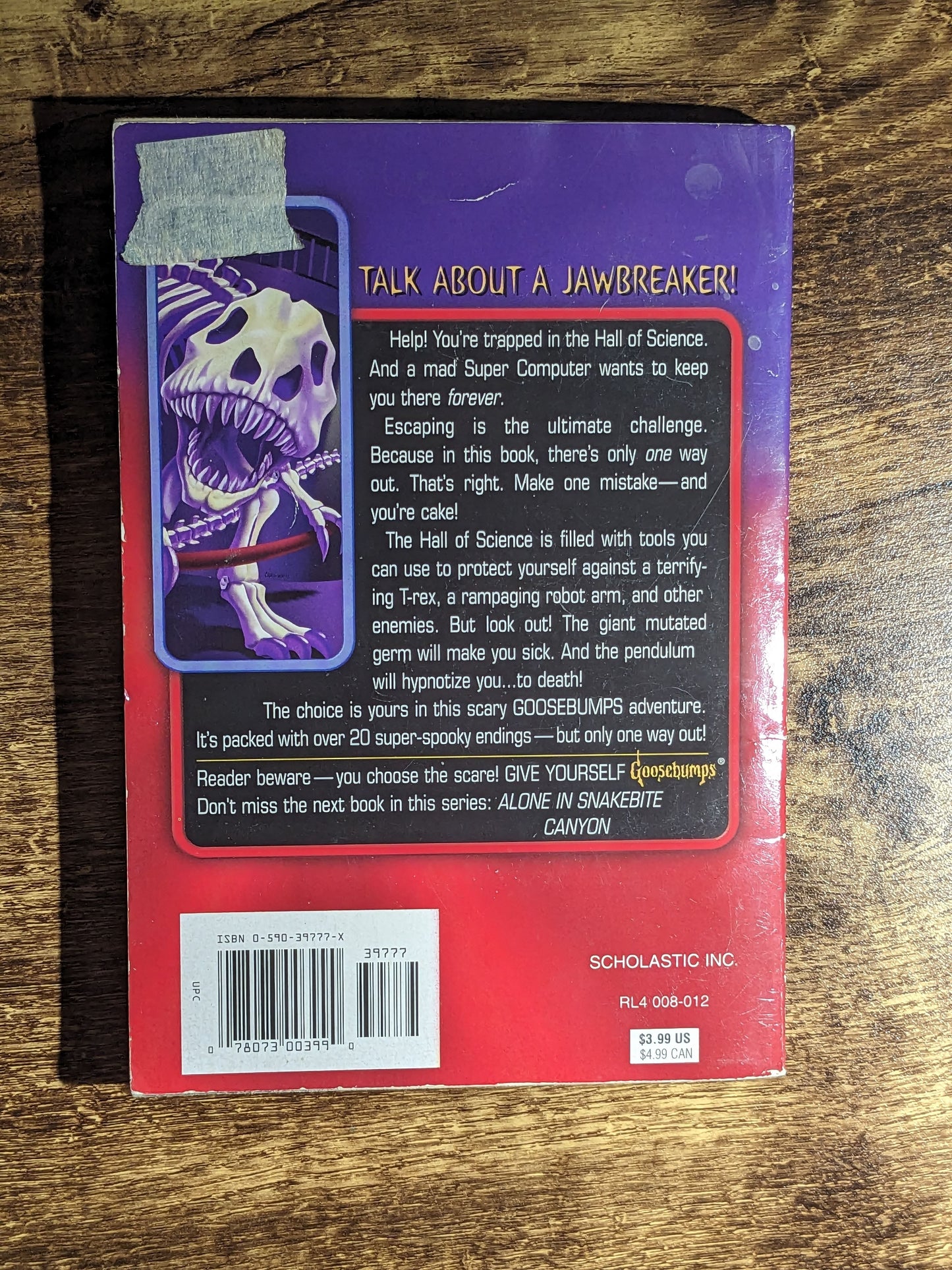 Into the Jaws of Doom (Give Yourself Goosebumps Special #1) by R.L. Stine - Asylum Books