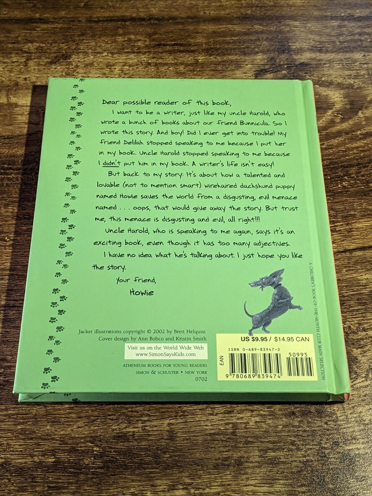 It Came From Beneath The Bed (Tales From The House Of Bunnicula #1) By James Howe - Asylum Books