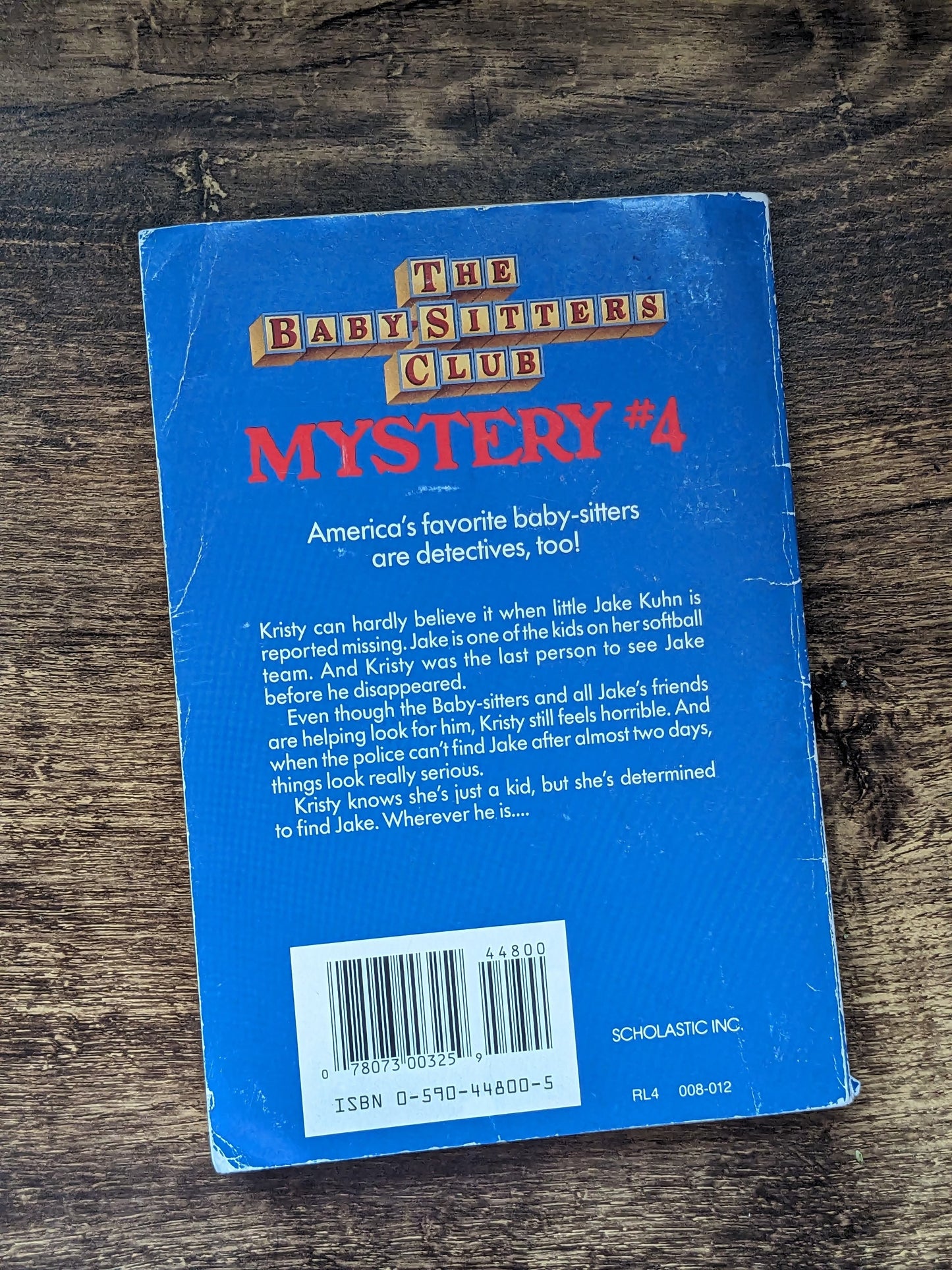 Kristy and the Missing Child (Babysitter's Club Mystery #4) - Asylum Books