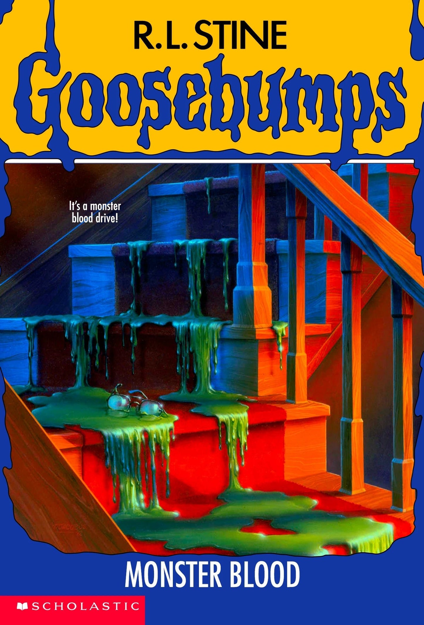 Monster Blood (Goosebumps #3) R.L. Stine Vintage Paperback - Asylum Books