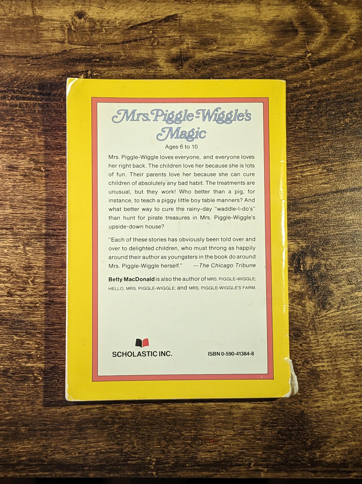 Mrs. Piggle Wiggle's Magic - Illustrated Novel by Betty MacDonald - Asylum Books