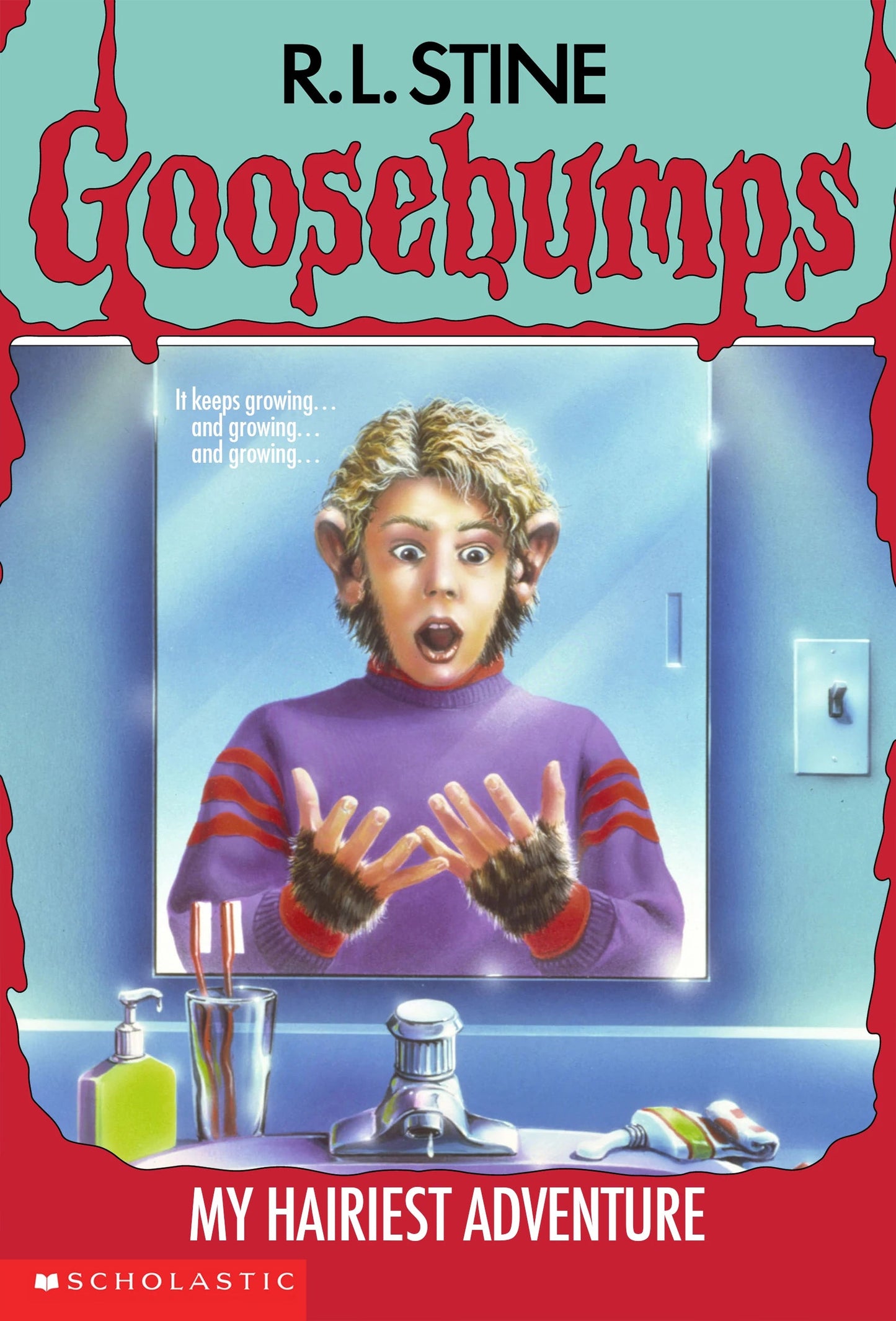 My Hairiest Adventure (Goosebumps #26) R.L. Stine Vintage Paperback - Asylum Books