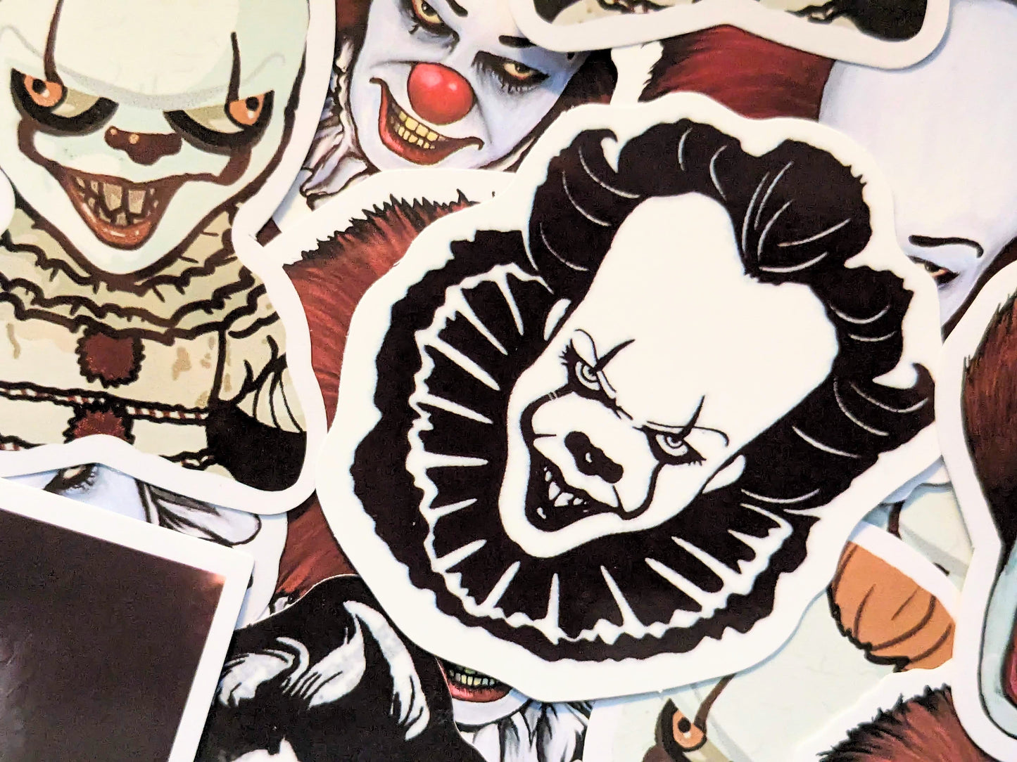 PENNYWISE the Clown Sticker Set (Stephen King's It) - Asylum Books