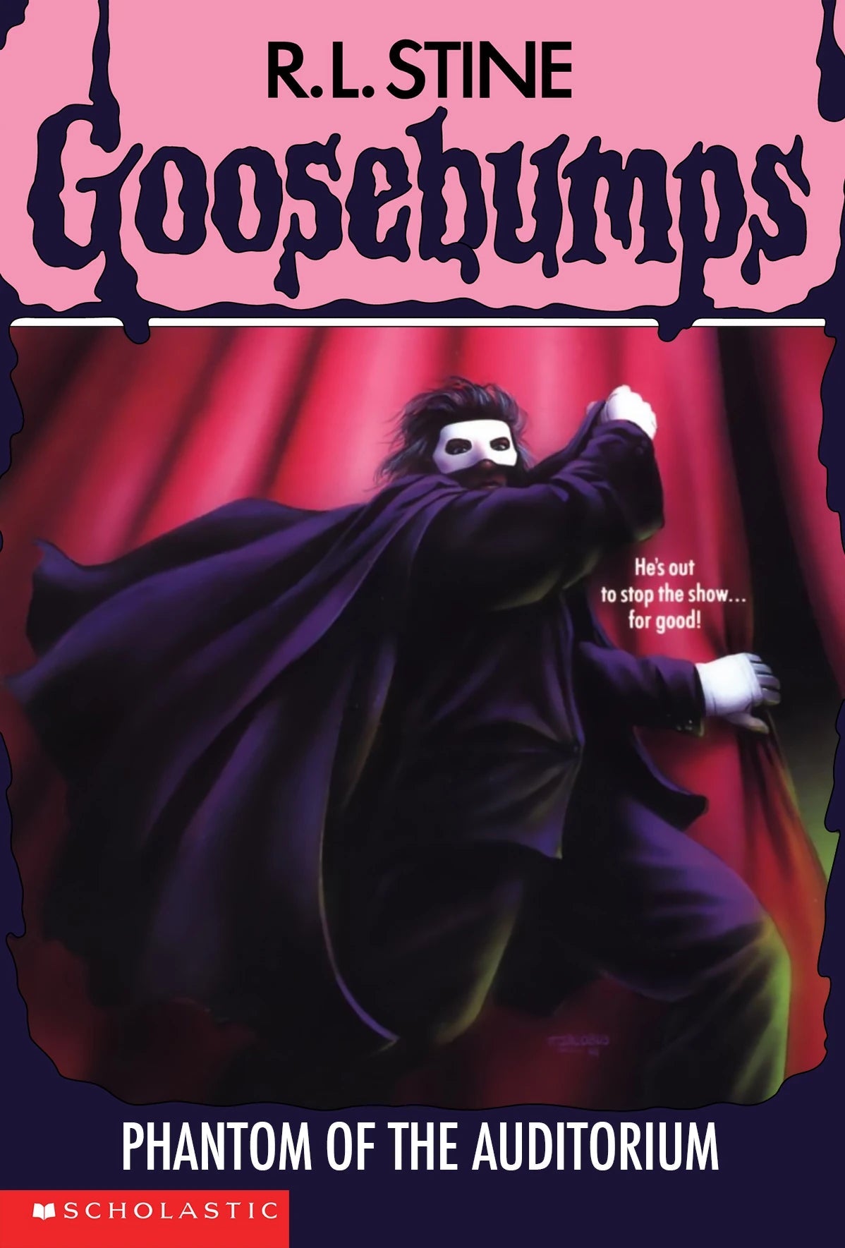 Phantom of the Auditorium (Goosebumps #24) R.L. Stine Vintage Paperback - Asylum Books
