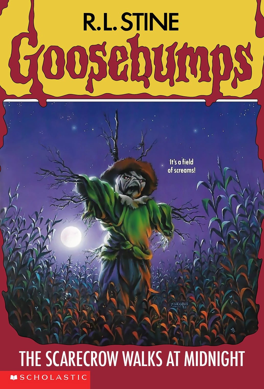 Scarecrow Walks at Midnight, The (Goosebumps #20) R.L. Stine Vintage Paperback - Asylum Books