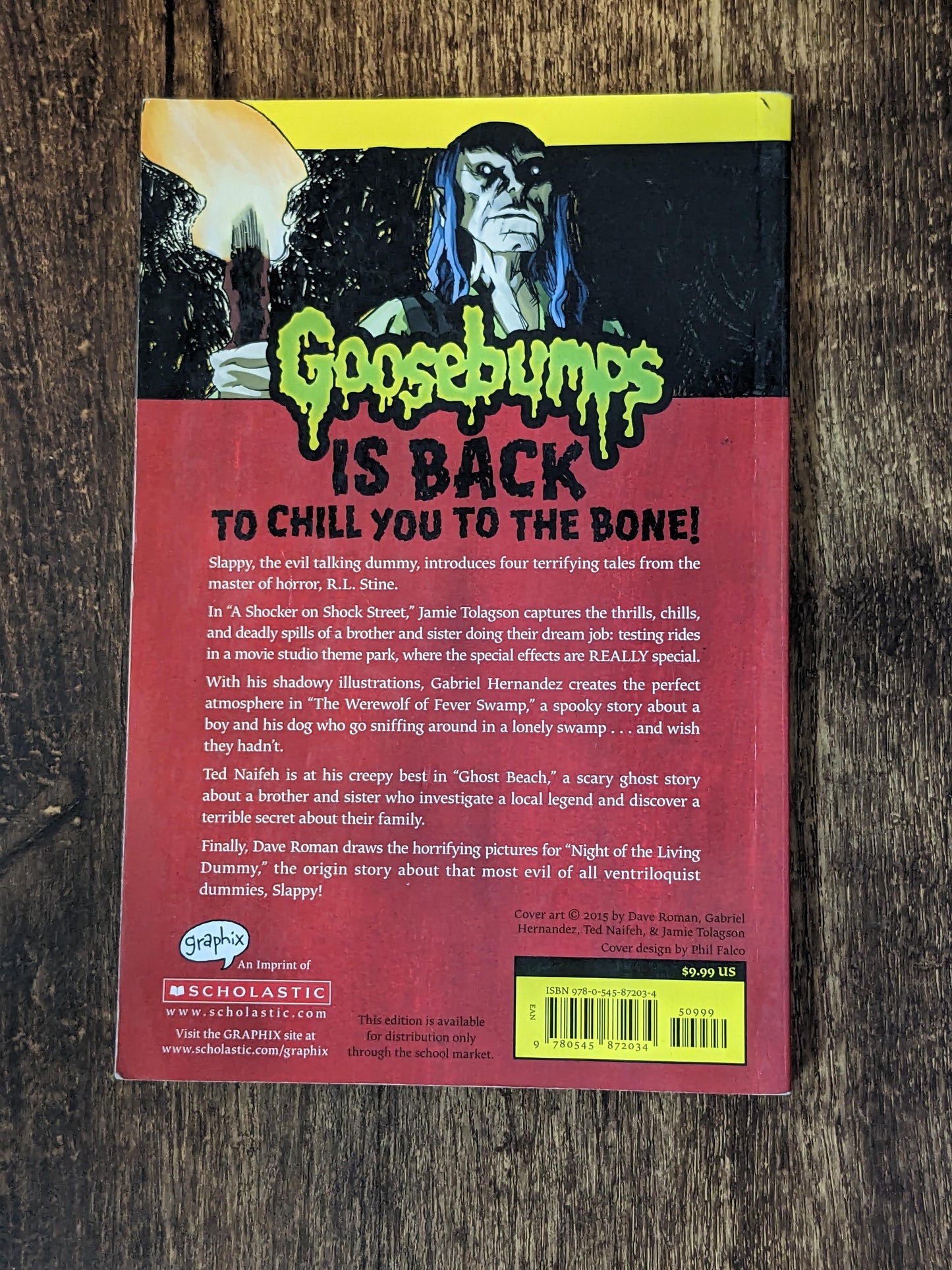 Slappy's Tales of Horror (Goosebumps Comic Book) R. L. Stine - Asylum Books