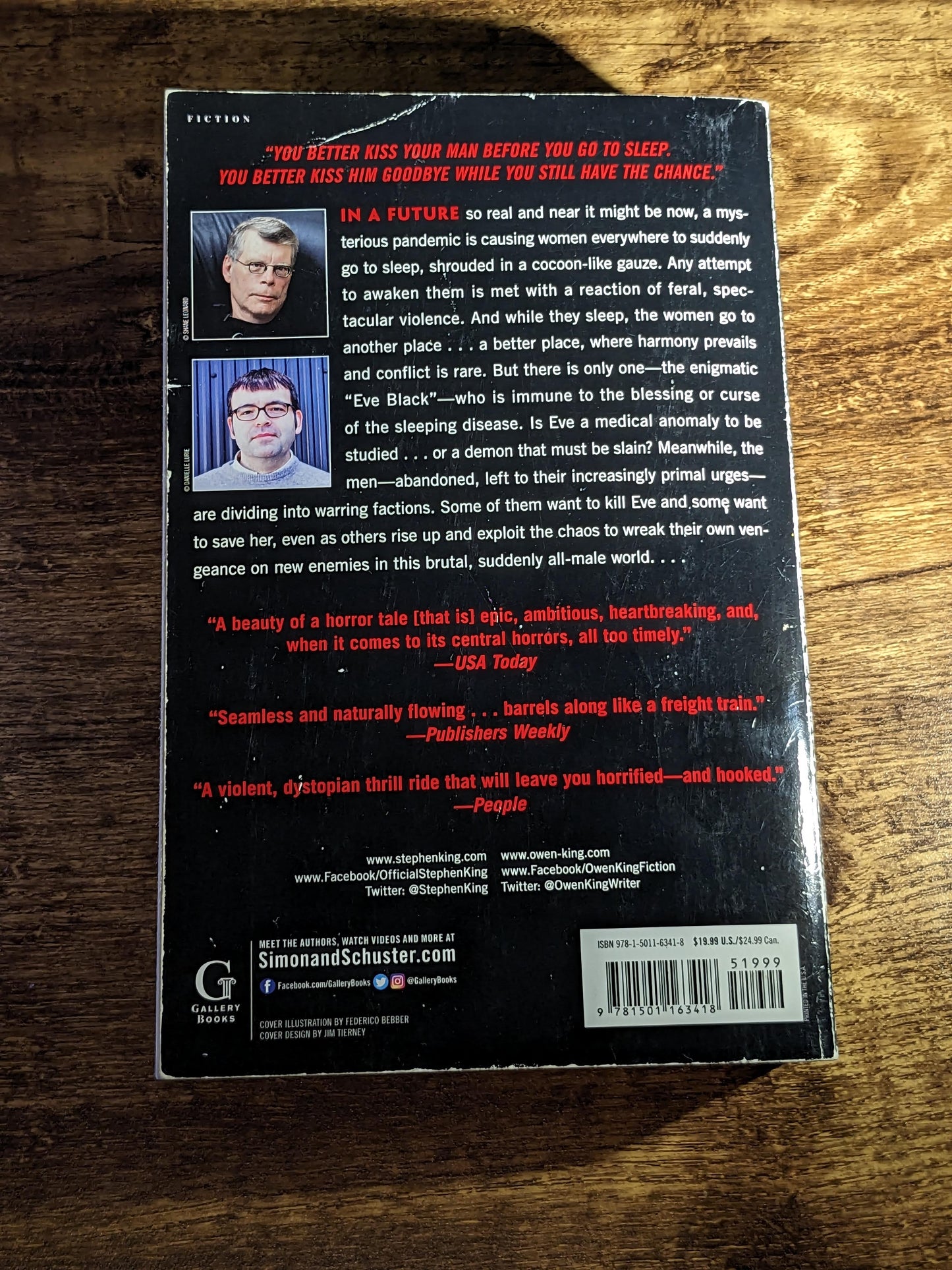 Sleeping Beauties by Stephen King and Owen King (Paperback) - Asylum Books