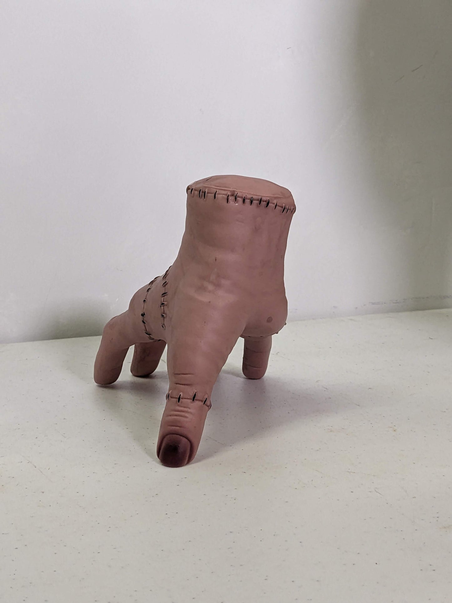 THING PROSTHETIC HAND - Creepy Gothic Addams Family Prop Gore Fx, Costume Accessory, Sits Easily on Shoulder, Halloween Party, Horror Movie - Asylum Books