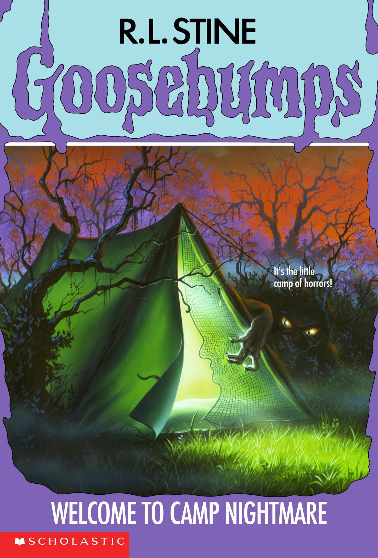 Welcome to Camp Nightmare (Goosebumps #9) R.L. Stine Vintage Paperback - Asylum Books