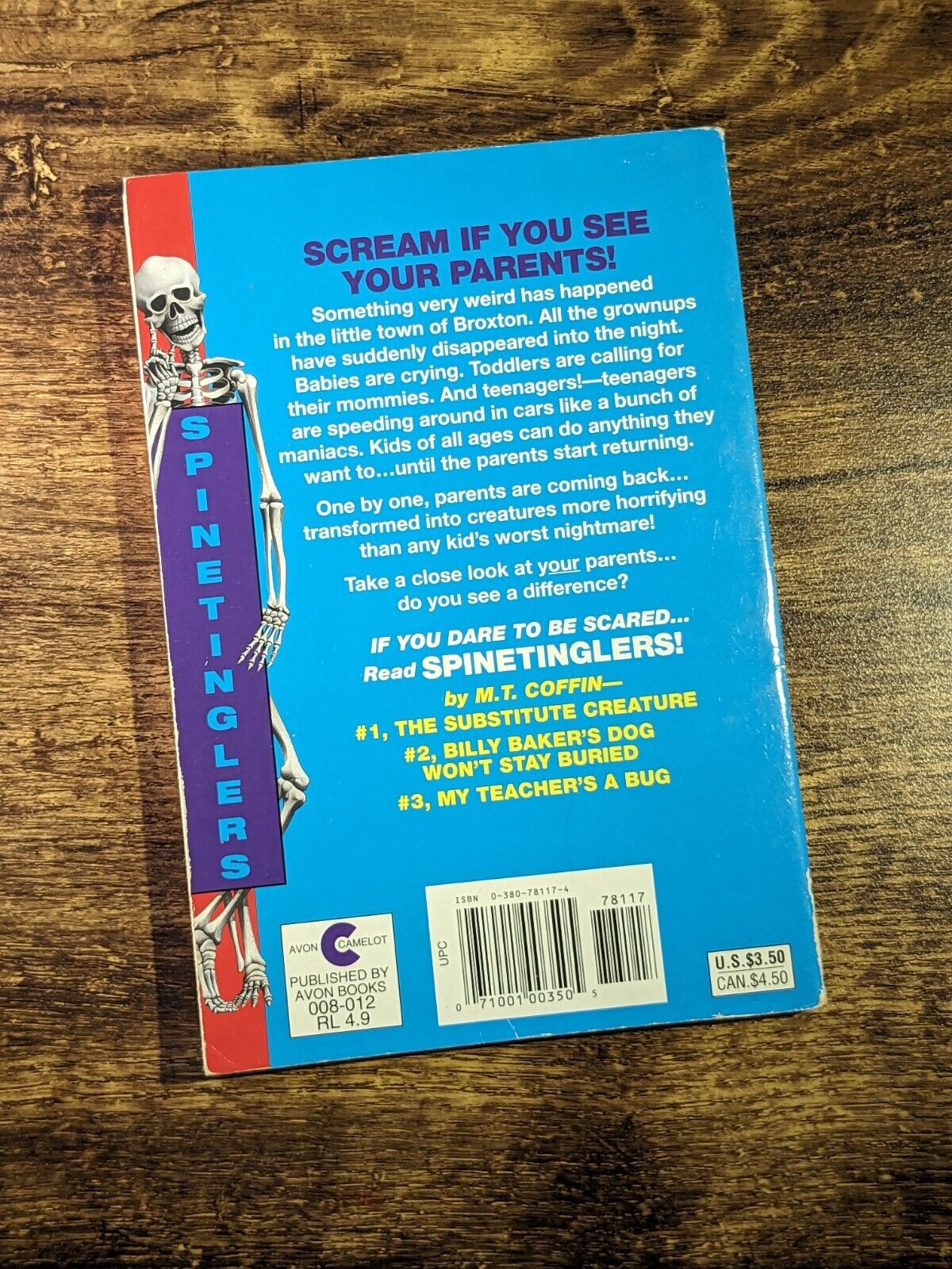Where Have All the Parents Gone? (Spinetinglers #4) by M. T. Coffin - Asylum Books