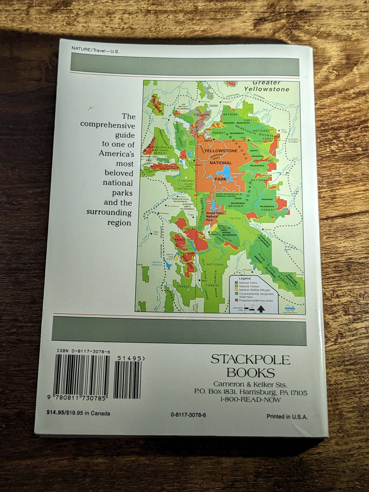 Yellowstone: A Visitor's Companion (National Park Visitor's Companions) 1992 Vintage Paperback - Asylum Books
