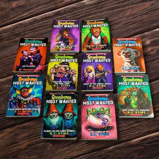 GOOSEBUMPS: MOST WANTED Full Series Collection (#1-10) by R.L. Stine