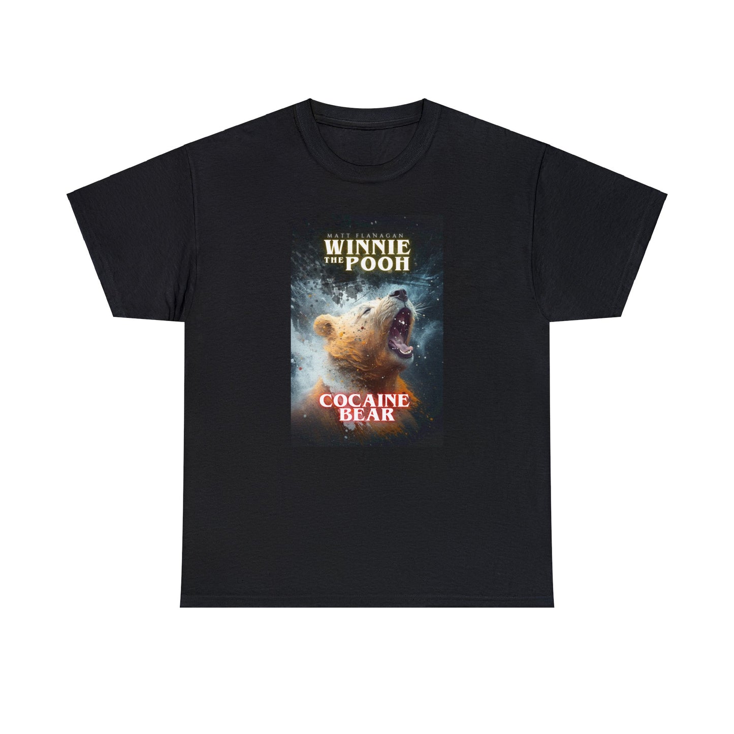 WINNIE the Pooh: COCAINE BEAR T-Shirt (Vintage Retro Style Unisex Tee)