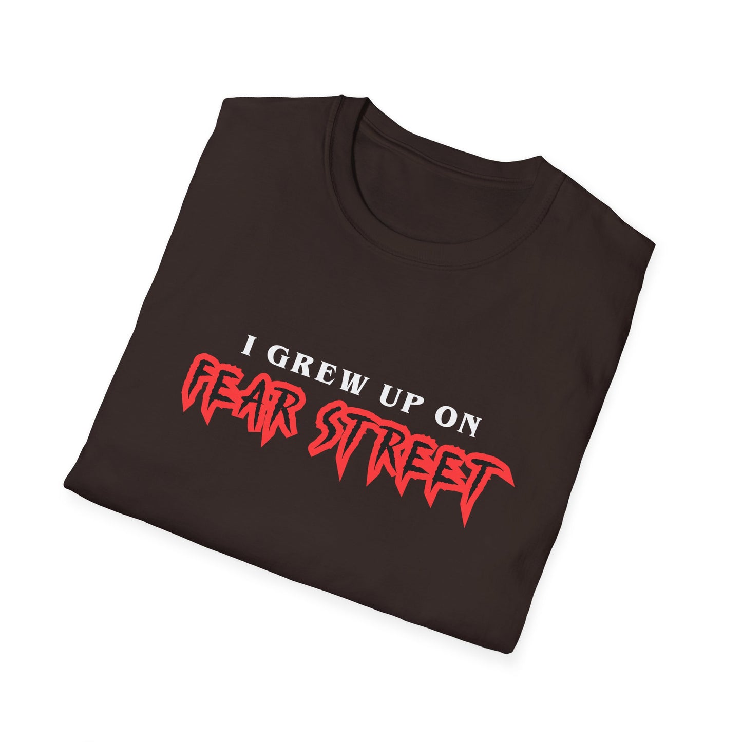 I Grew Up on Fear Street T-Shirt (Vintage Style Unisex Shirt)