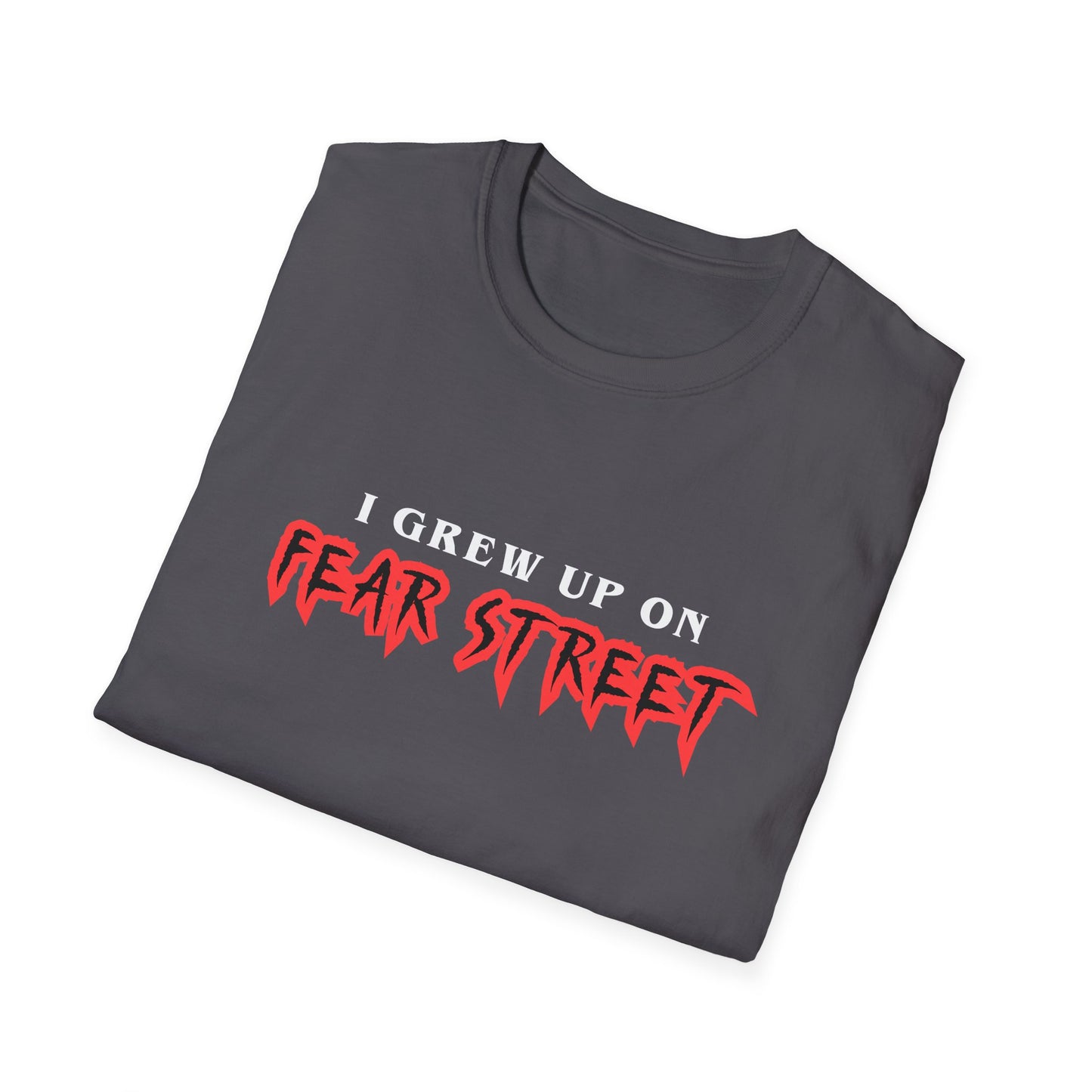 I Grew Up on Fear Street T-Shirt (Vintage Style Unisex Shirt)