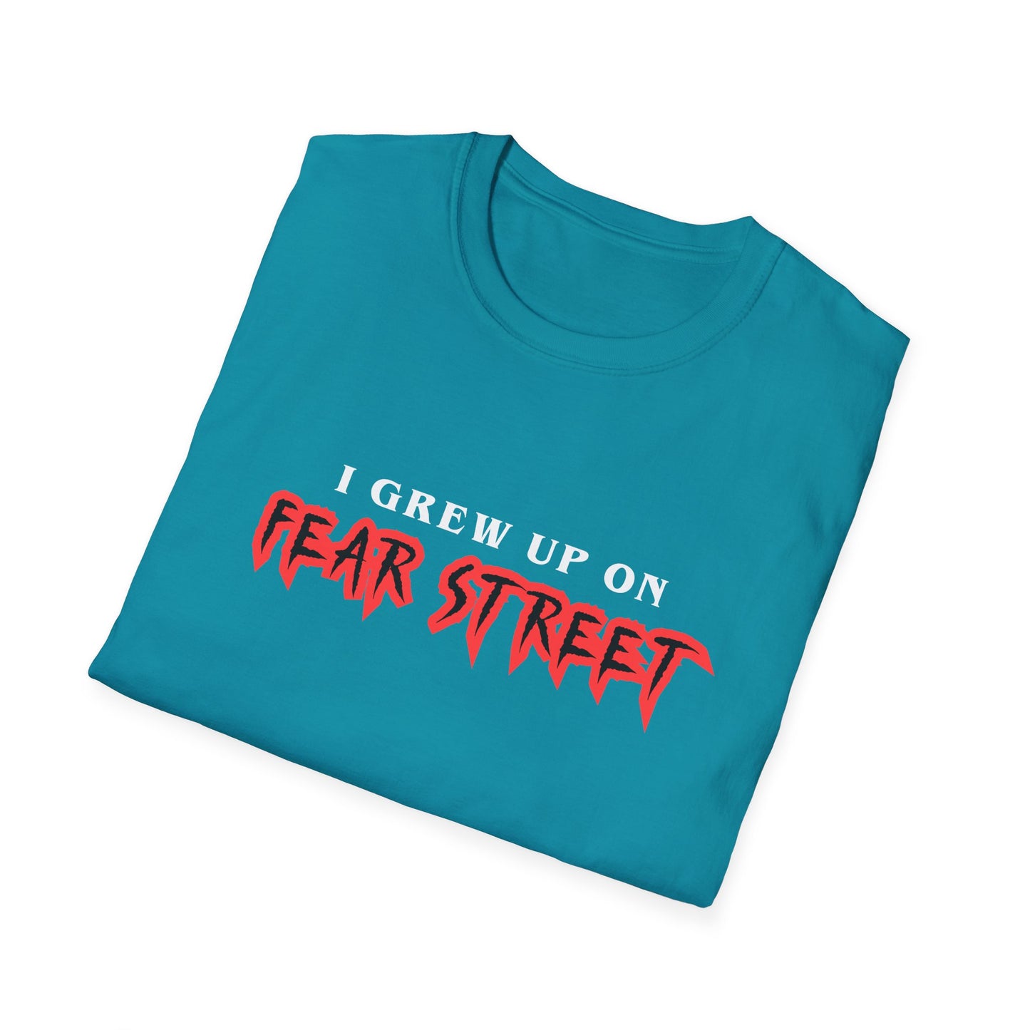 I Grew Up on Fear Street T-Shirt (Vintage Style Unisex Shirt)