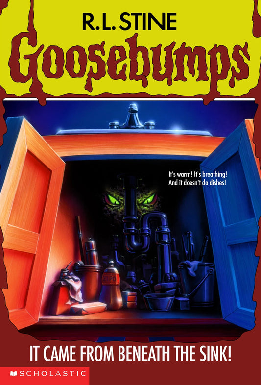 It Came From Beneath the Sink! (Goosebumps #30) R.L. Stine - Vintage Paperback