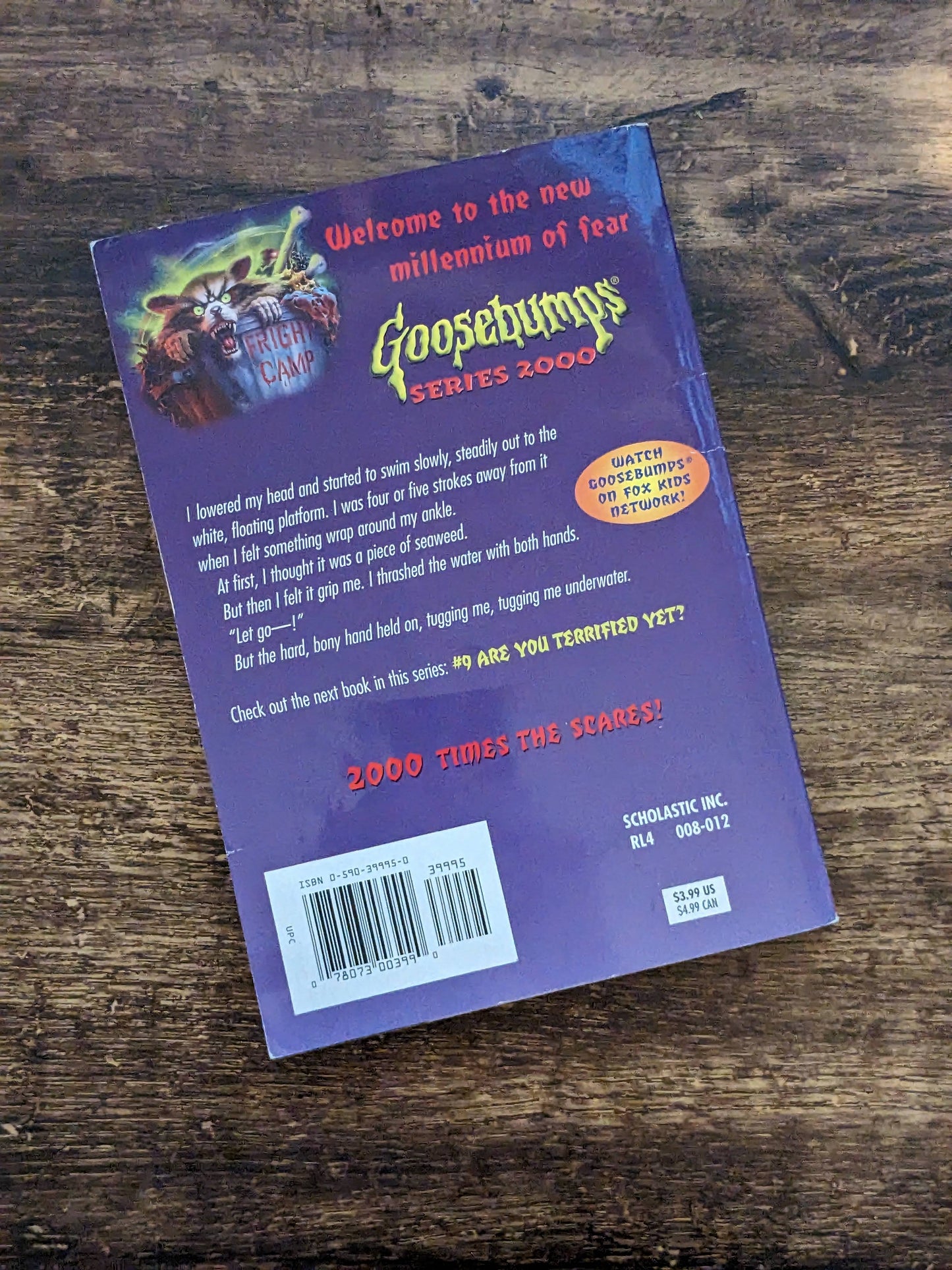 Fright Camp (Goosebumps Series 2000 #8) by R.L. Stine