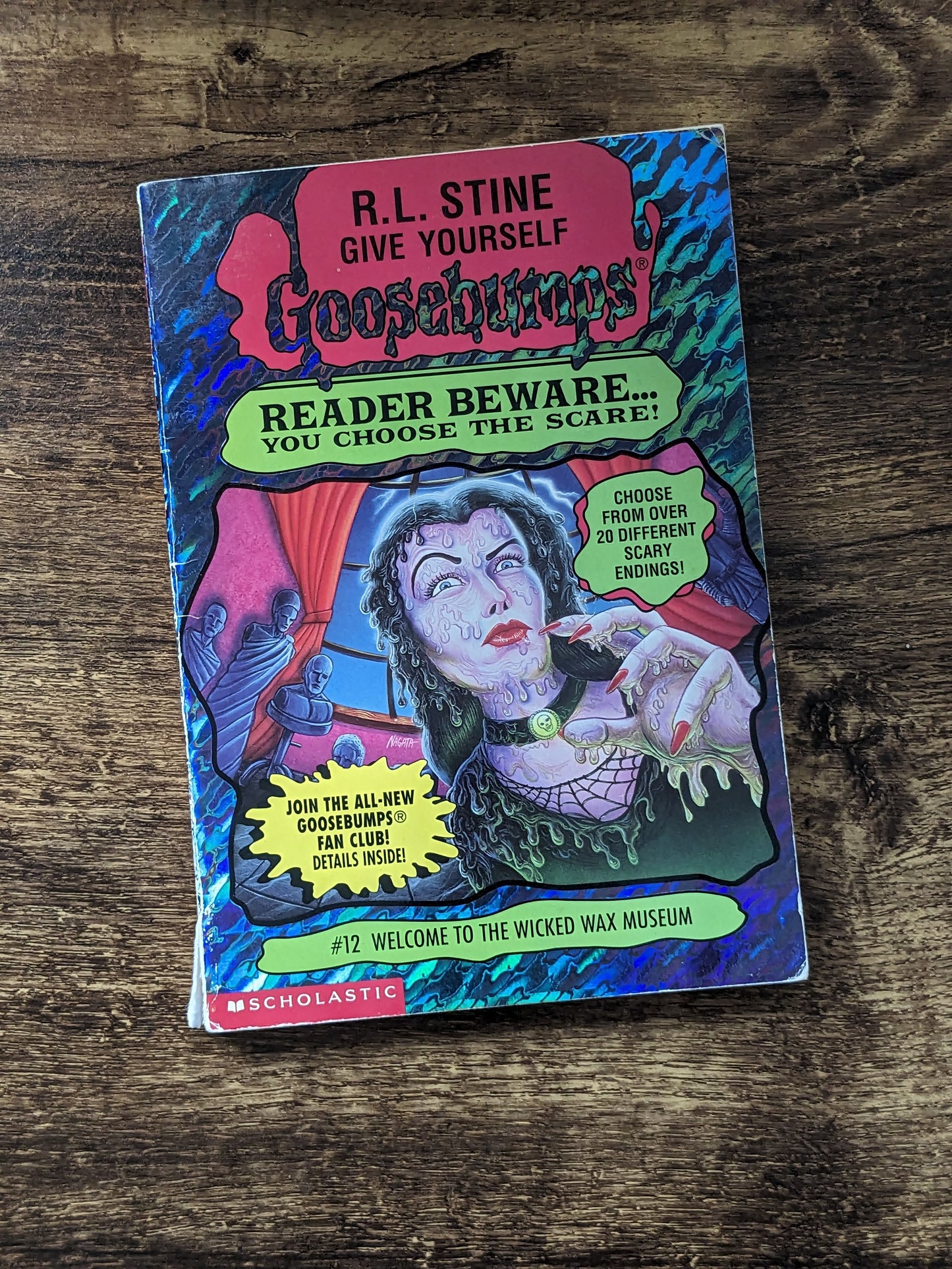 Welcome to the Wicked Wax Museum (Give Yourself Goosebumps #12) by R.L. Stine - Vintage Paperback