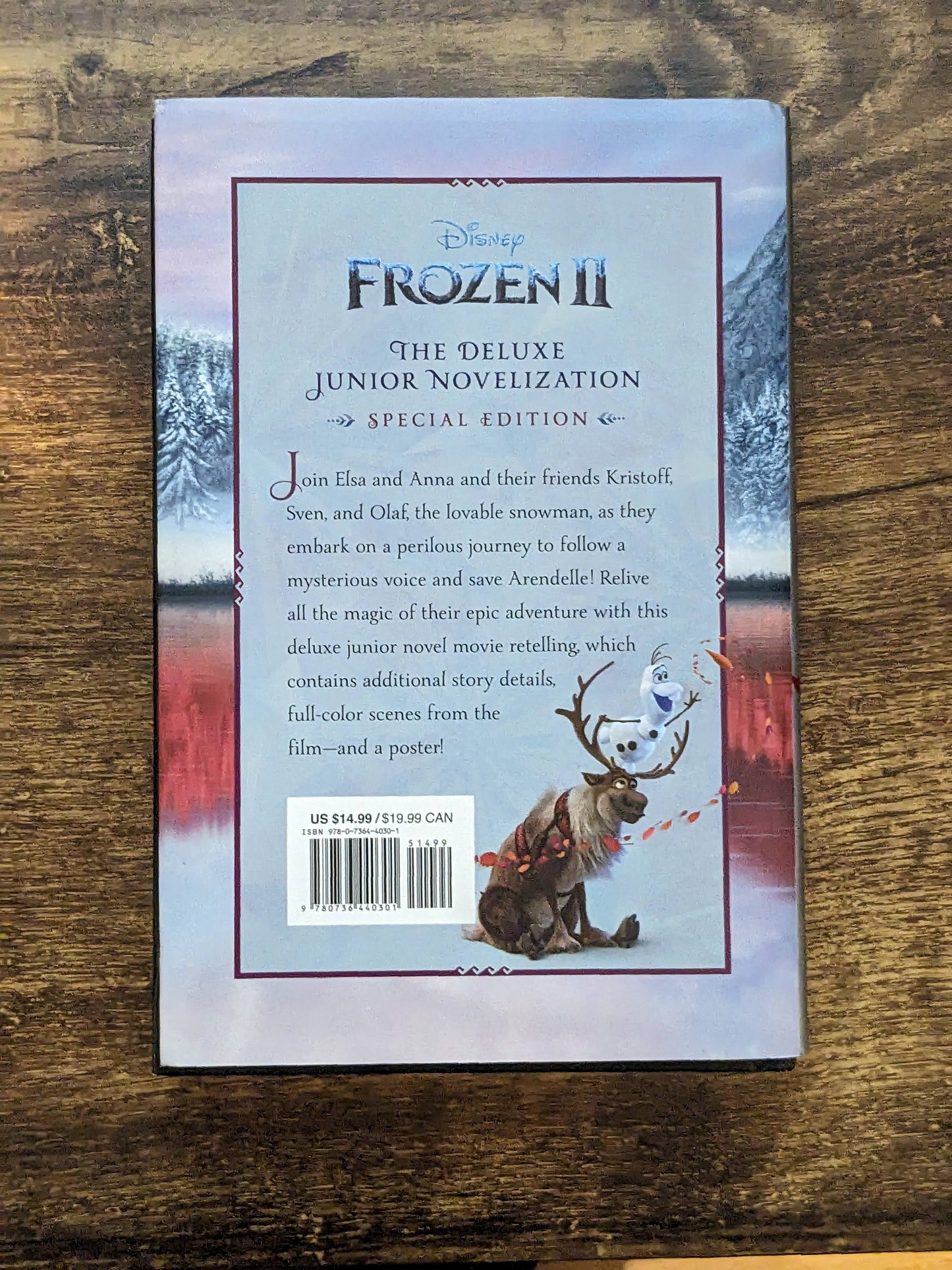 Frozen II: The Junior Novelization (Disney Special Edition Hardcover)