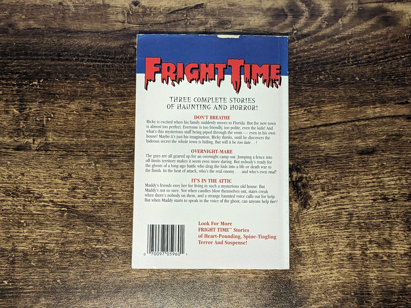 Fright Time #4 (Vintage Horror Anthology) Don't Breathe, Overnight-mare, It's in the Attic